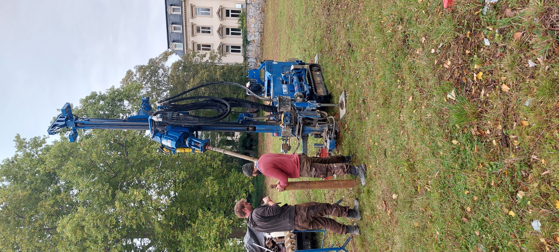 Bohren von Brunnen und Grundwasser
