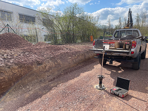 Verdichtungsnachweise und baubegleitende Leistungen